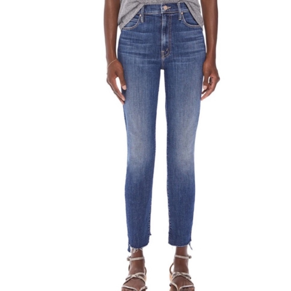 Mother The Stunner High Waist Ankle Fray